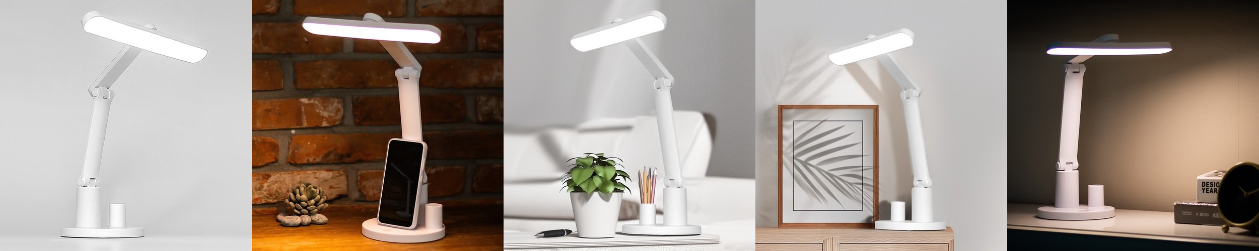 레토 시력보호 LED 책상 스탠드 회전 독서등 블루라이트 차단