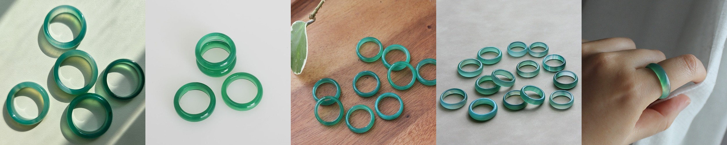 거창유기 수공예 주얼리 금 쌍 엥게이지링 커플 우정 모녀 반지 가락지 5mm