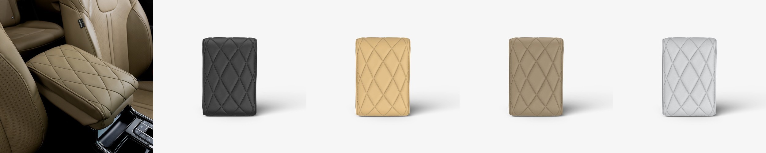 아임반 제네시스 GV70 페이스리프트 전용 차량용 콘솔쿠션 자동차 팔쿠션 팔걸이쿠션