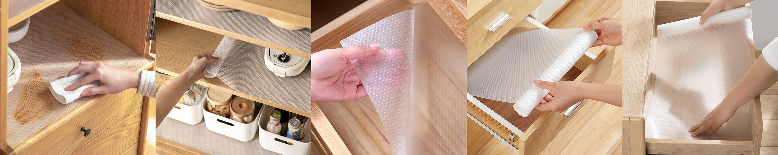 잘라쓰는 투명 오염방지시트 주방 서랍매트 중형 방수 선반매트 싱크대깔개