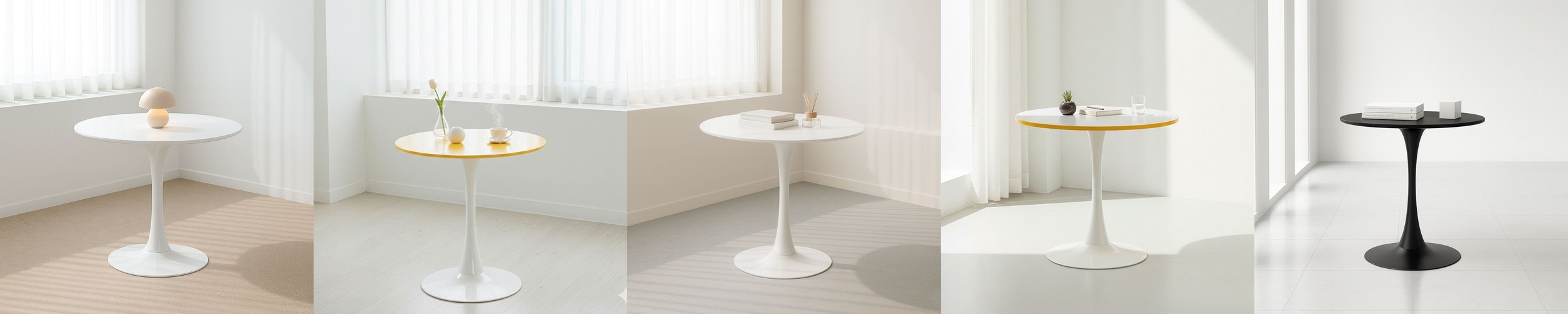 이케아 식탁 테이블 원목 카페 2인용 VIHALS 74 화이트