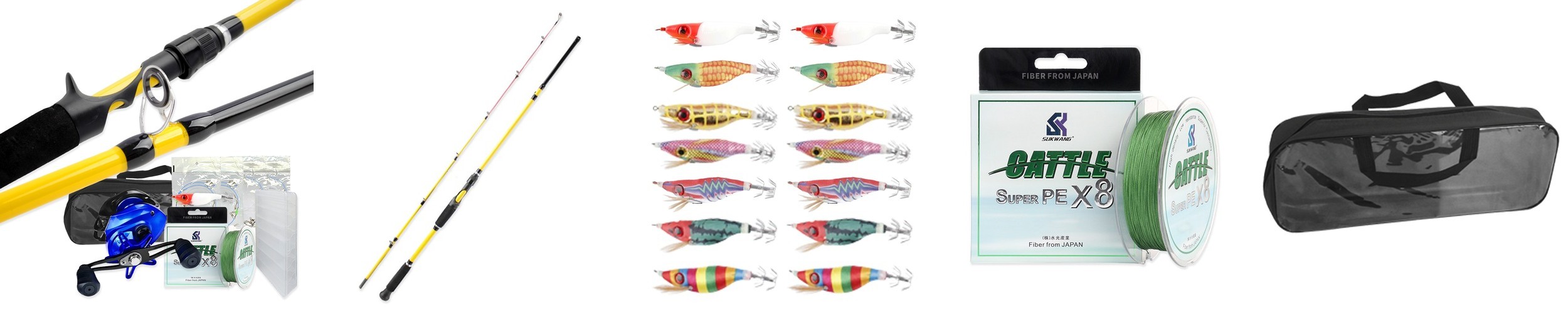 쭈꾸미 낚시대 세트 갑오징어 문어 쭈갑 선상 낚시 베이트릴 초보자 세트