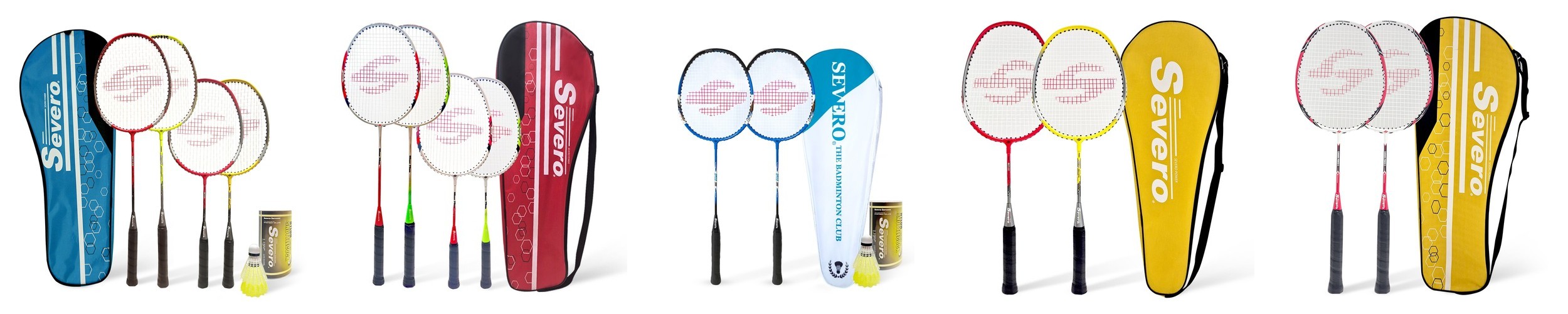 세베로 나노카본7 배드민턴라켓 세트 2자루 풀커버 초보 입문 동호인 방과후