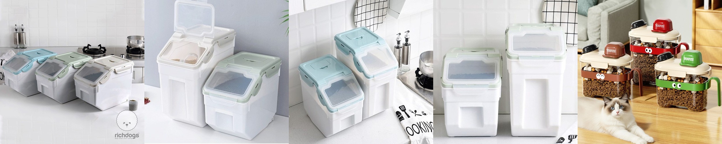 [별점 4.87] 핸독 강아지사료통