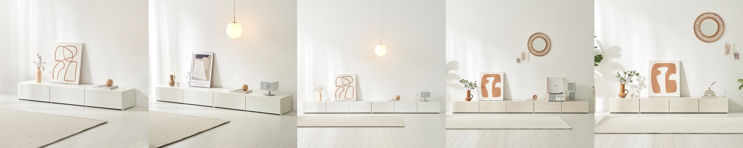 베르간 높은거실장 원목 안방 티비장 tv다이 서랍장 1200