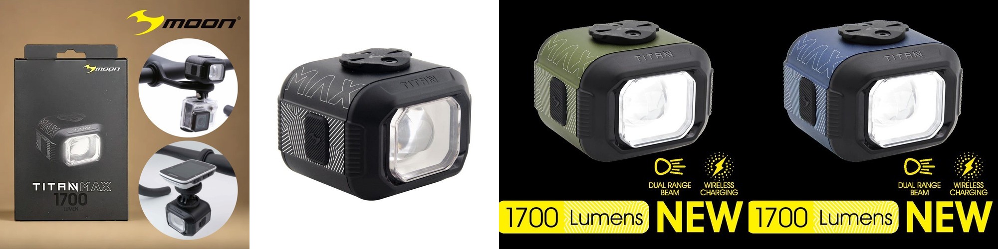 신형 문라이트 티탄 맥스 1700 루멘 자전거 라이트 전조등