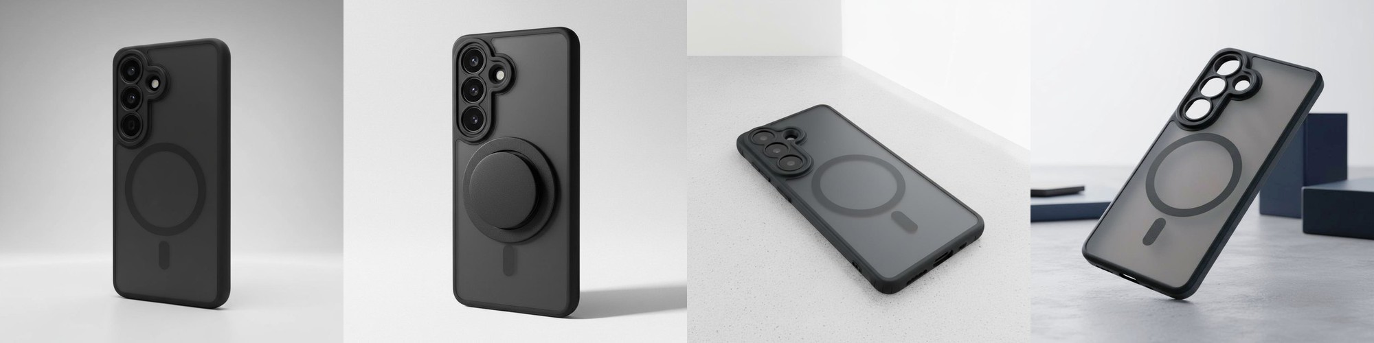 아이엠듀 힌지보호 슬림 지문방지 케이스 블랙, 갤럭시Z 폴드4