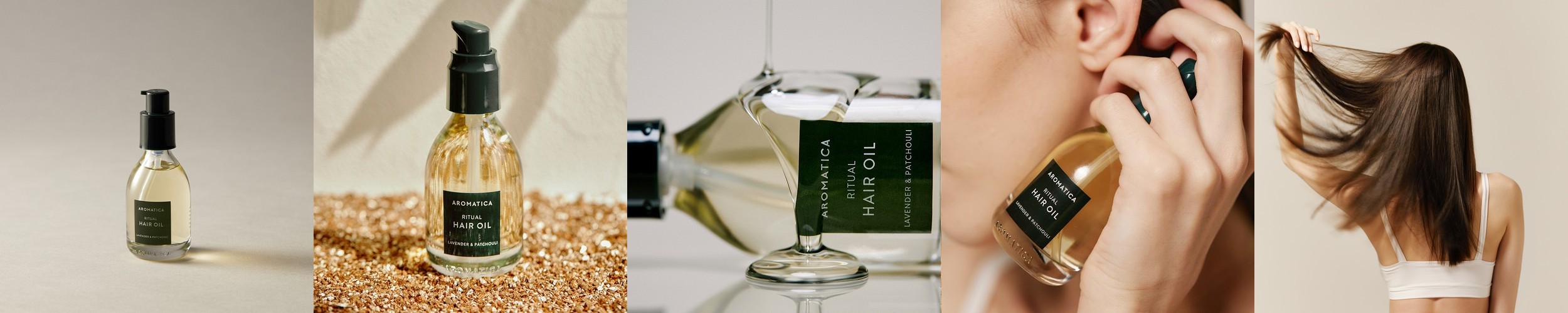 아로마티카 리츄얼 헤어오일 라벤더 & 패츌리 50ML 헤어에센스 컬링