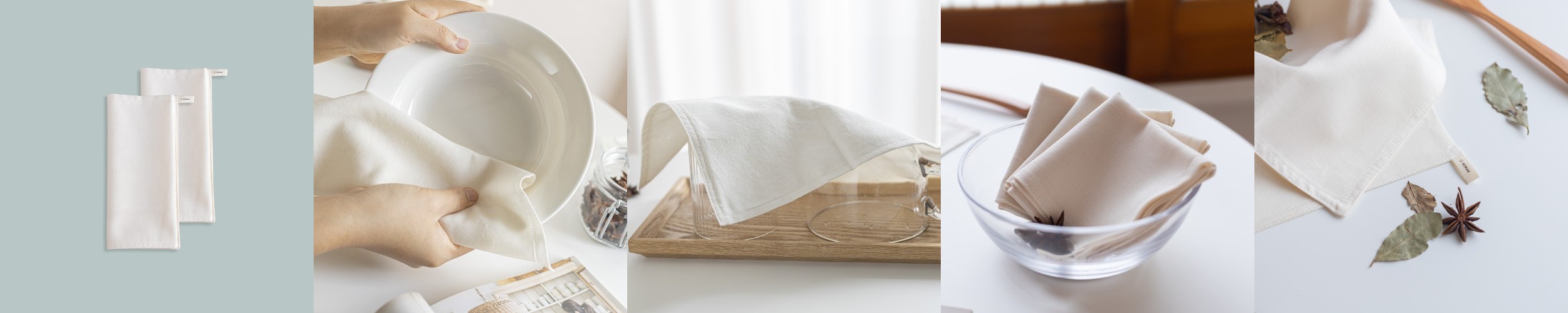 소락 SORAK 오가닉 코튼 유기농 순면 손수건 (무지)