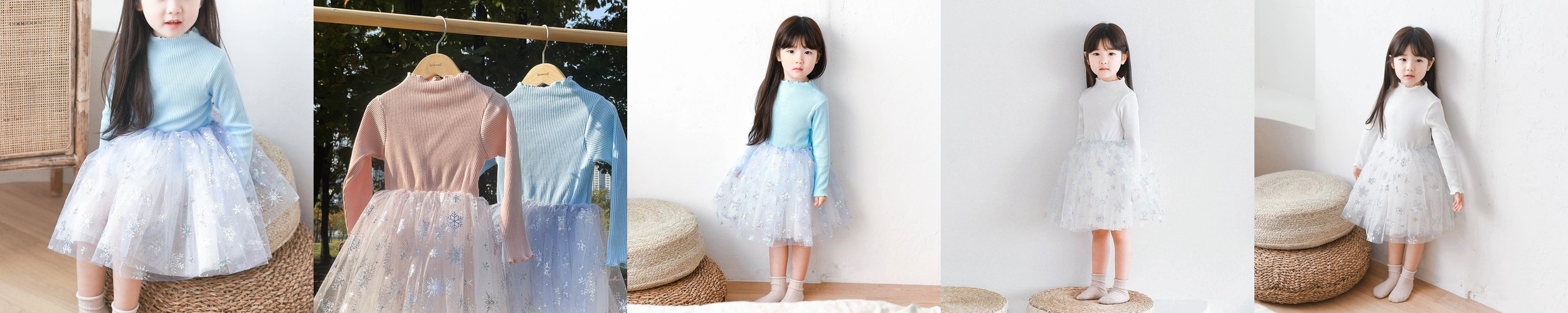 빌리 블랑드 반팔 원피스 크림(12m~4y)