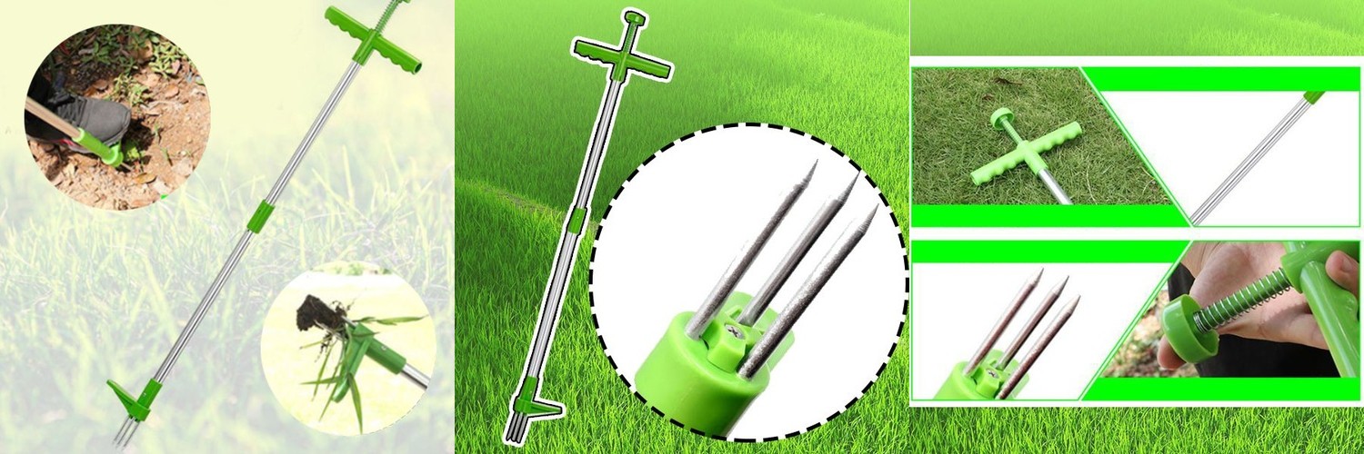 다용도 잡초제거기 가정용 장대형 뿌리 원예용품 민들레 잔디 풀 제거 뽑기 텃밭 농기구