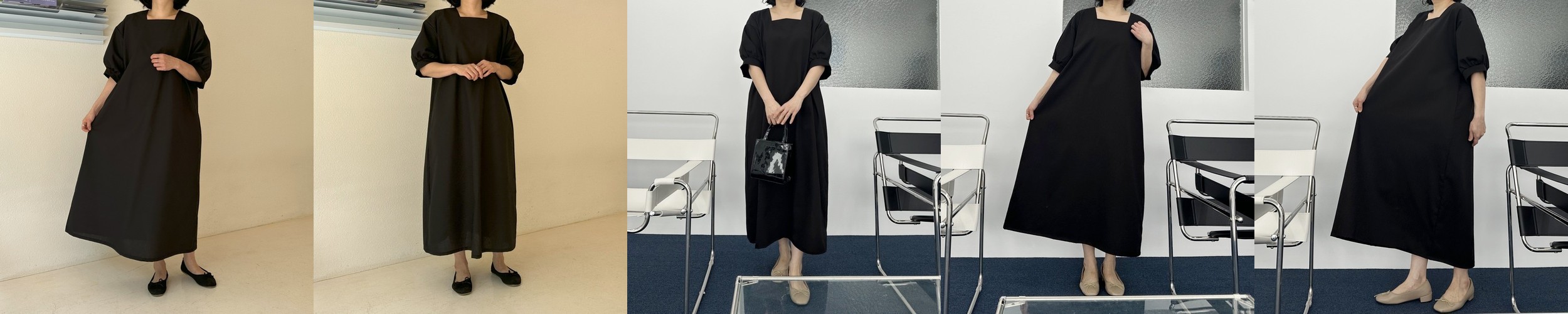 블러썸 도트 패턴 봄 여름 반팔 여리핏 브이넥 셔링 빅사이즈 휴양지 하객룩 롱원피스