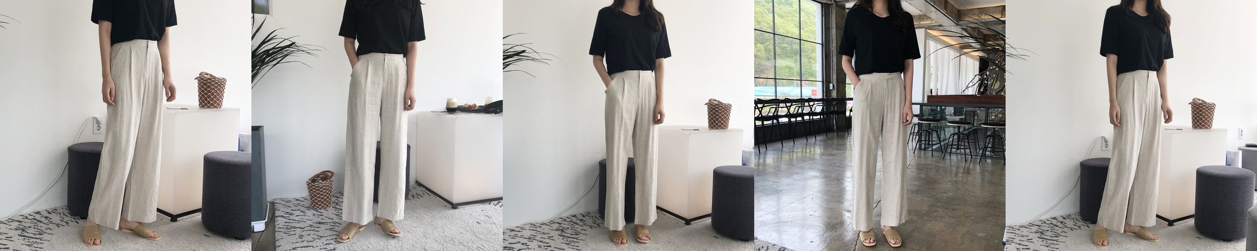 남자 구아 겨울 헤비 코듀로이 스판 카고 와이드 팬츠