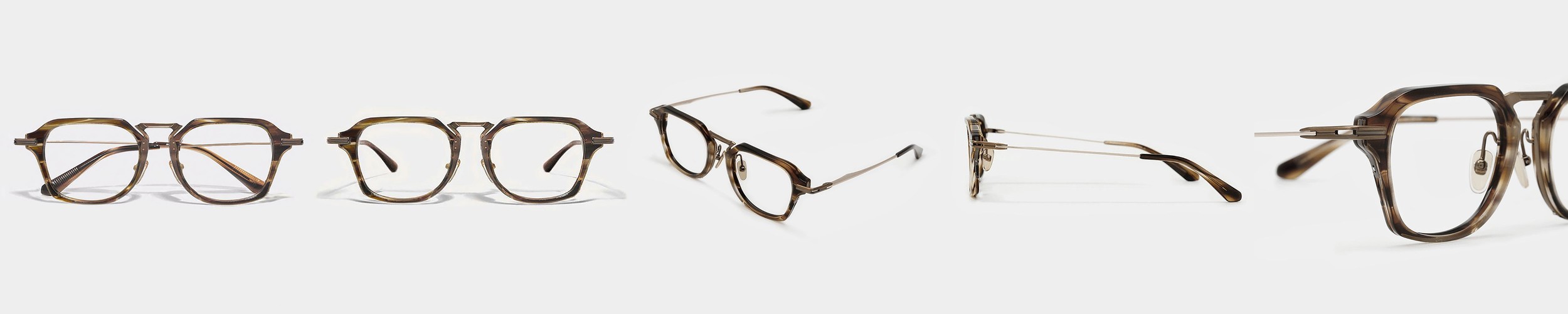 아키하루 6859 초경량 얼굴형에맞는 가벼운 티타늄 뿔테안경 남자 여자 블루라이트차단 안경