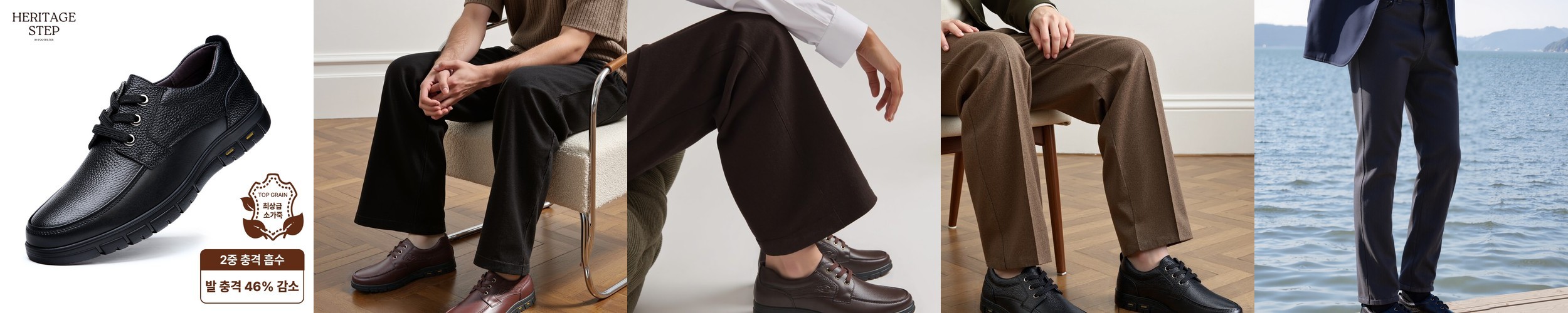 5cm 키높이 남성 로퍼 덤프 줄리 센텀 왈라비 신발