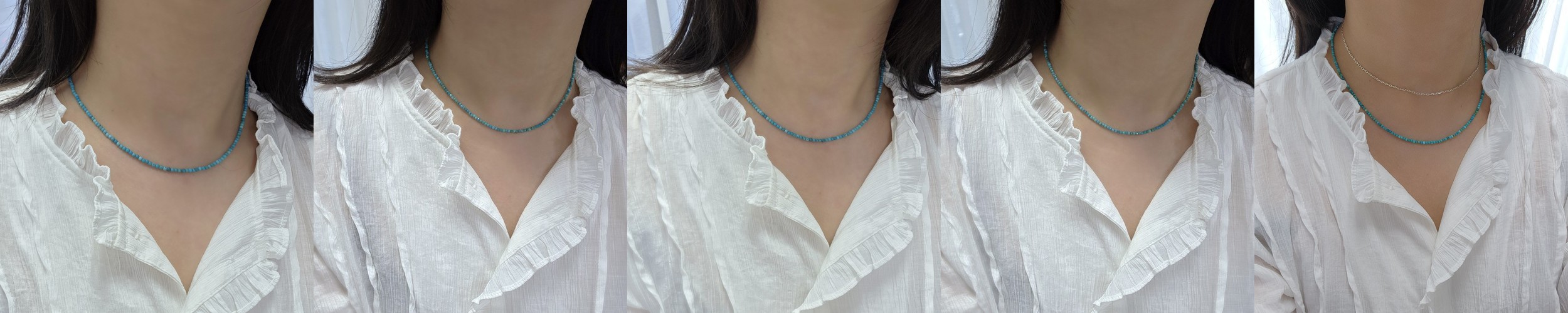 14k 루시플라워 금 목걸이 생일 선물 여자 목걸이