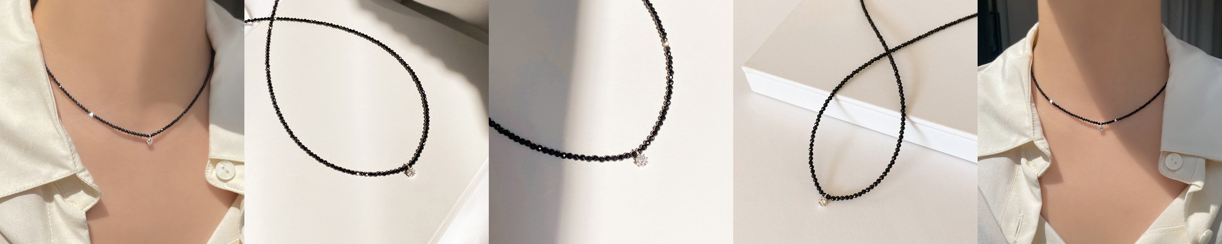 14k 루시플라워 금 목걸이 생일 선물 여자 목걸이