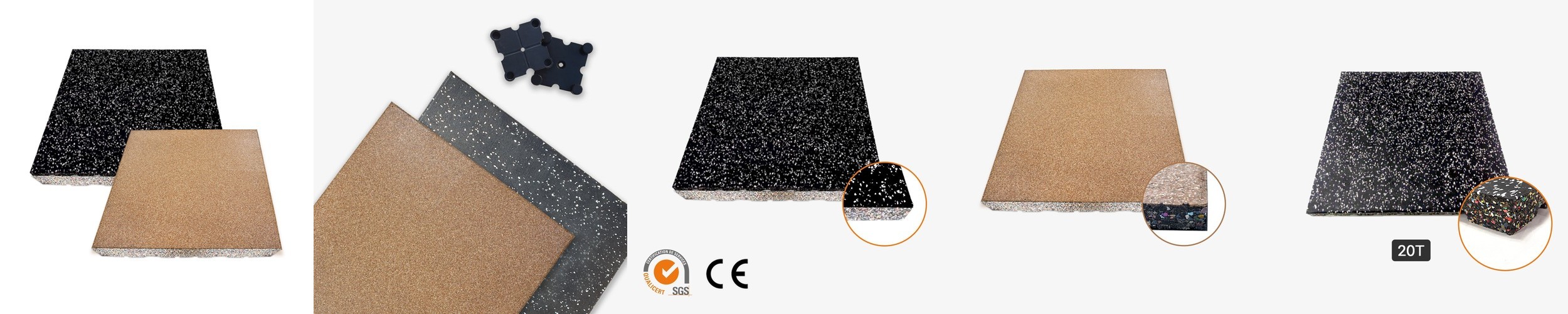 멜킨 헬스기구 소음방지매트 홈짐 방음매트 미니쿠션 매트 8개 세트