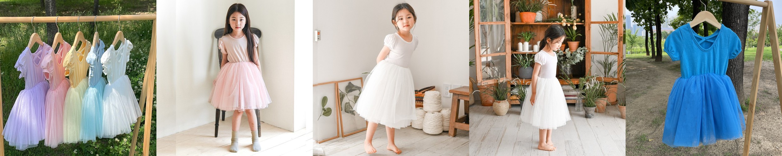 빌리 블랑드 반팔 원피스 크림(12m~4y)