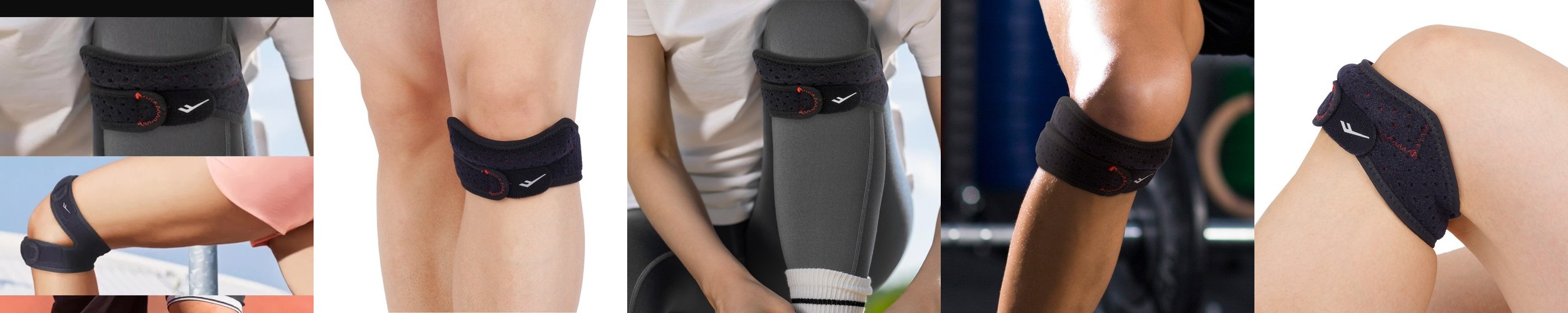 바디퍼센트 헬스 무릎보호대 니슬리브 네오프렌 슬개골 테이핑 아대 한쌍 5mm