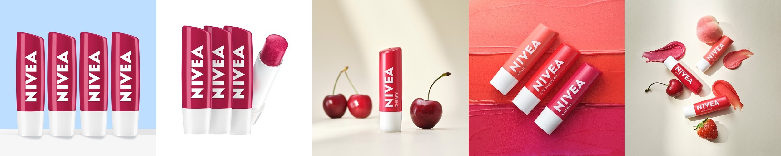 [4.25g X 3개입] 카멕스 체리 립밤 스틱 투명, 12g