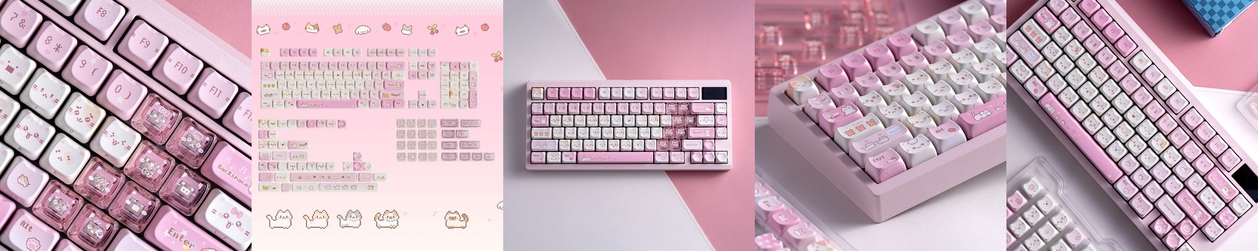 애플 레트로 키캡 XDA PBT 독거미 기계식 키보드