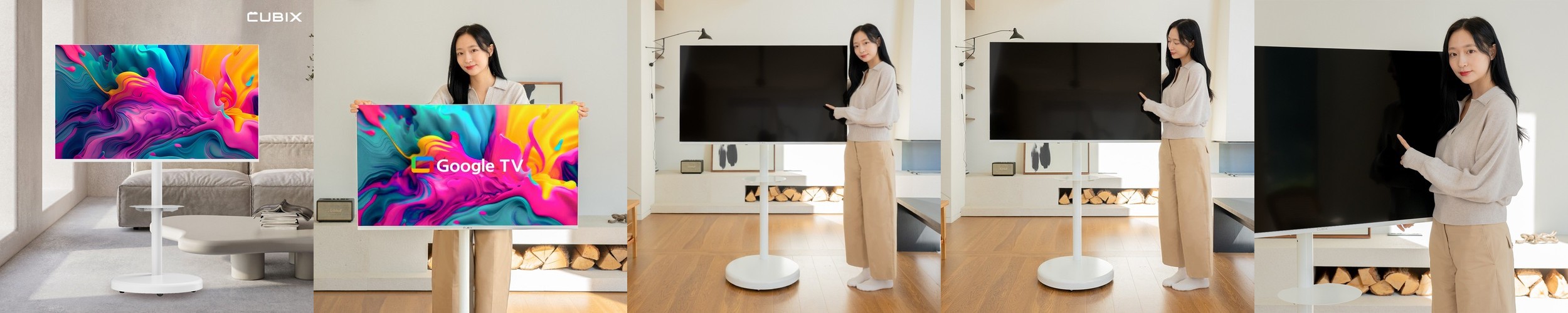 삼탠바이미 스마트TV 81cm(32인치)TV, QLED 에센셜, 패키지 더함 CHiQ 고객직접설치