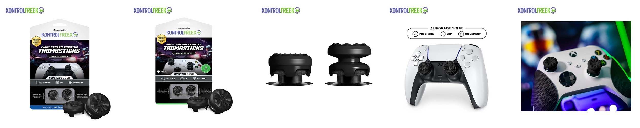 컨트롤프릭 FPS Galaxy 썸스틱 스틱커버 PS / 닌텐도 스위치 / Xbox 호환
