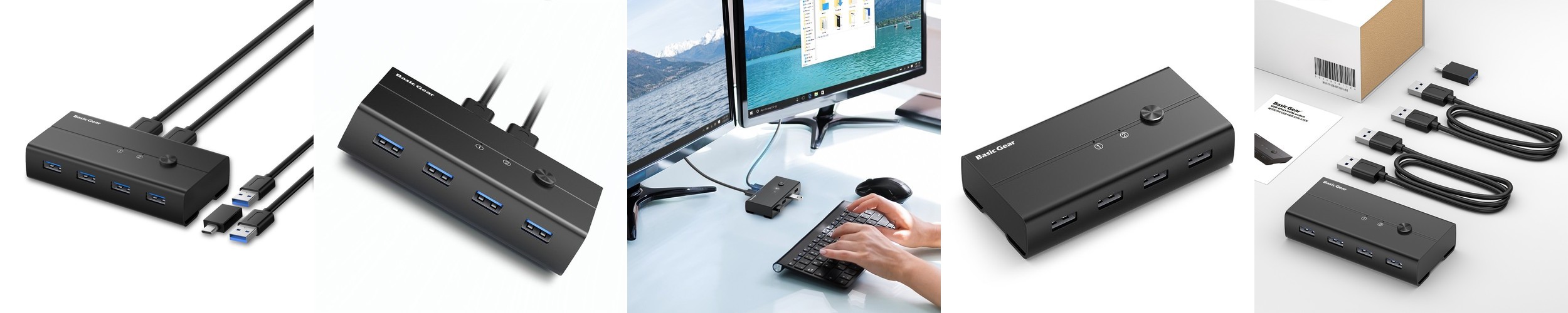 아크로넷 ZDK-4K3 2:1 듀얼 모니터 HDMI KVM스위치