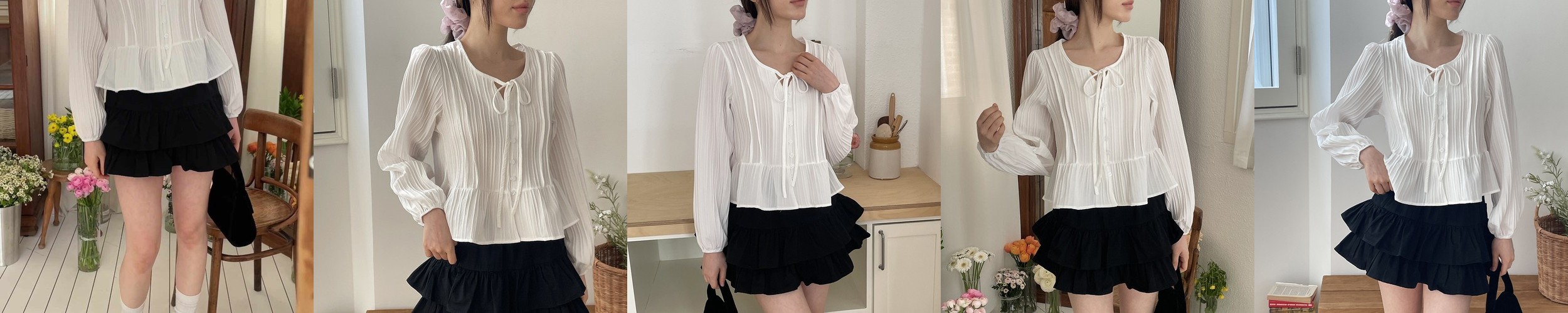 로라벨 슬릿 박시 박스 루즈핏 셔츠 남방 여름 블라우스 거즈 시스루 비치 썸머 롱 오버핏