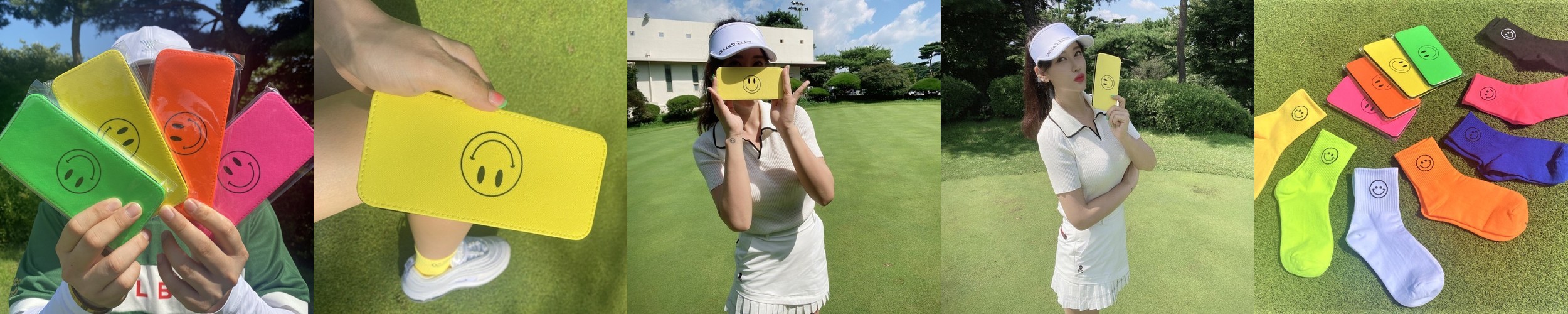 스마일 라운딩 골프지갑 머니클립 내기 골프 요술지갑