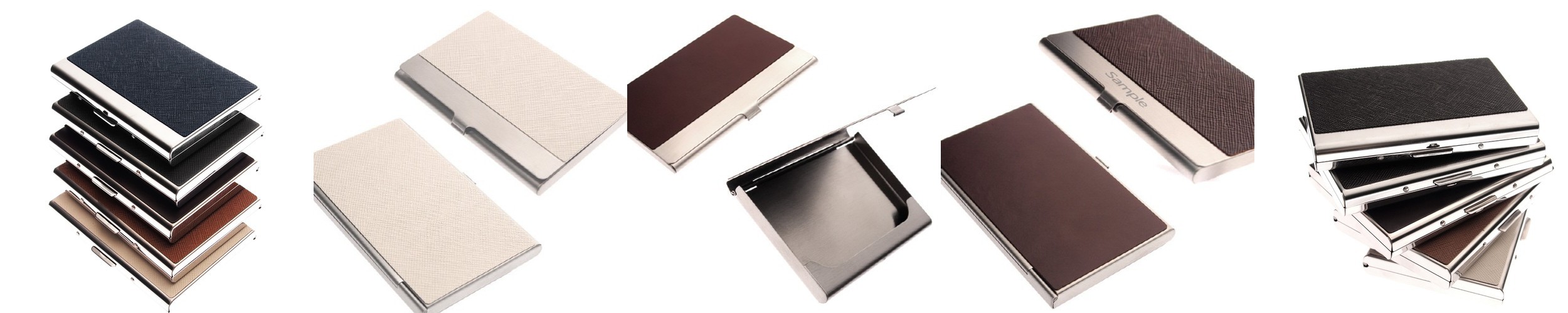 명함케이스 소가죽지갑 남자 여자 카드 홀더 이니셜각인