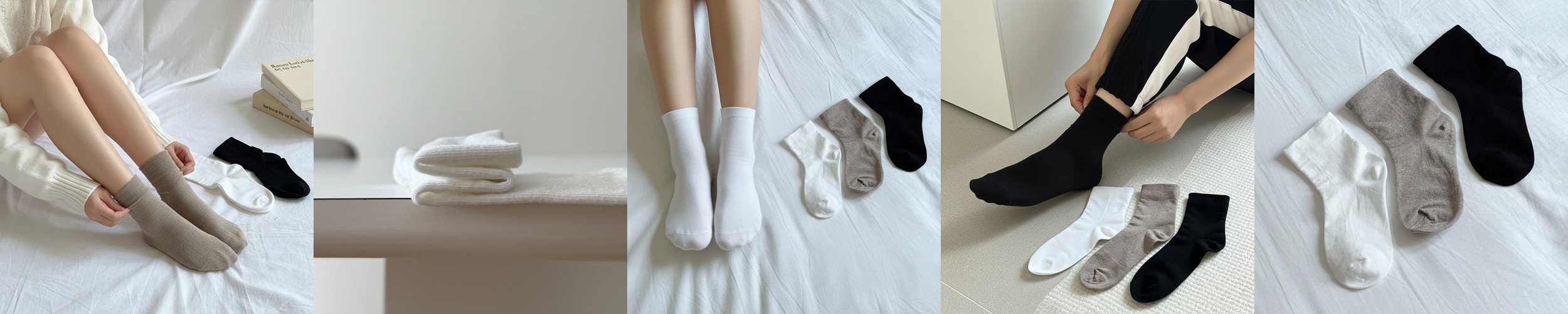 삭피엔스 여자 패션 양말 엠보 플라워 5color