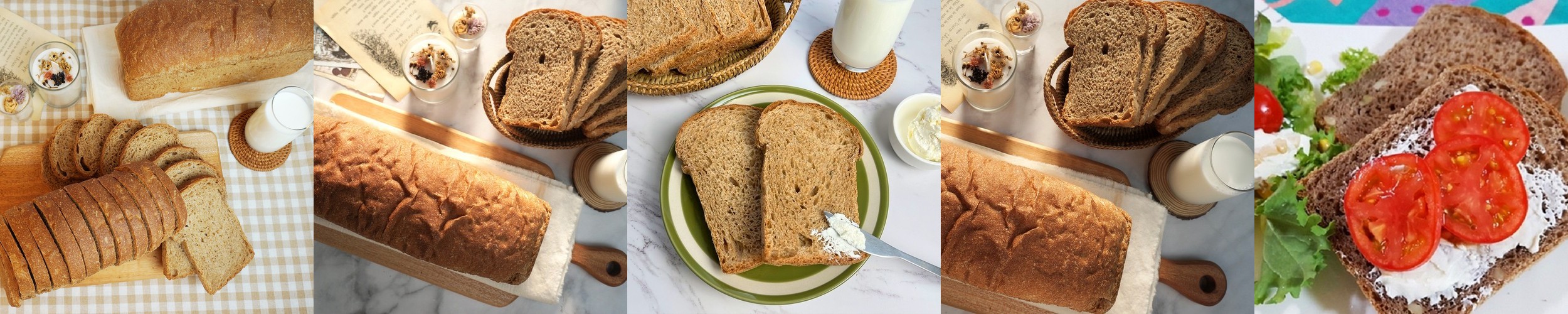 홀위트데이 100% 통밀빵 1kg 샌드위치 통곡물 비건 식사대용 고단백 저당 무설탕 무첨가