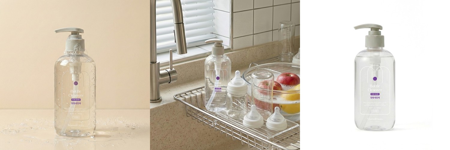 1+1 퓨어그리니 친환경 EM 맨손 뽀득 천연 1종 주방세제