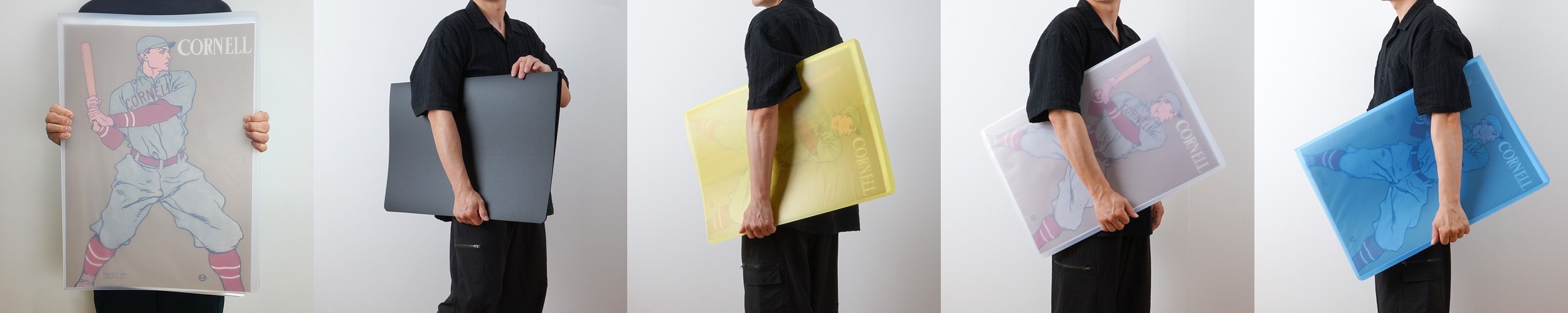 A2 파일 포스터 브로마이드 보관 클리어화일 세로형 20매