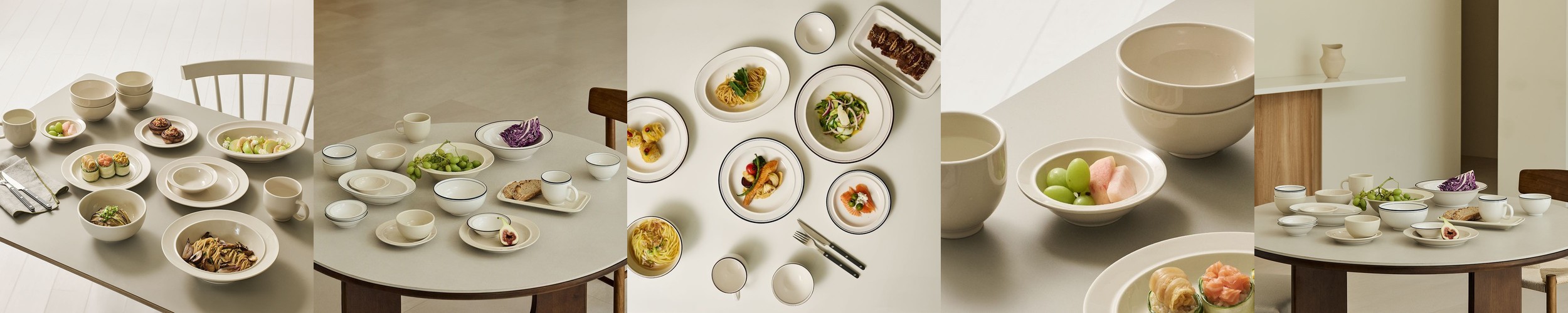 윤도자기 코지 국산 6인 세트 31P 신혼 그릇세트