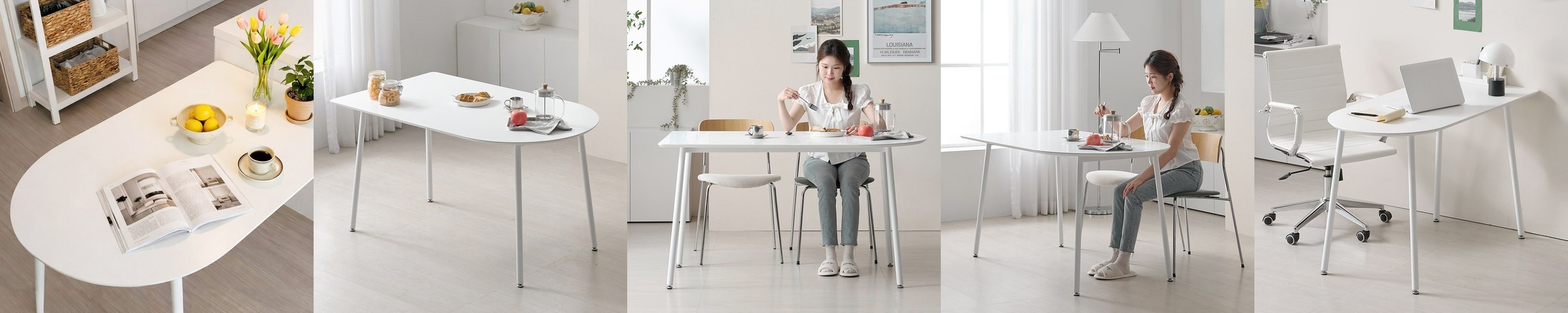 자야캠핑 포르보 월넛 원목 카페 레트로 2인 4인 식탁 원형테이블