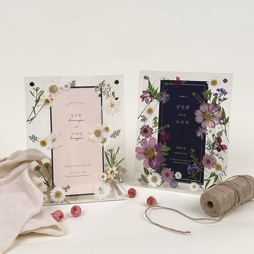 네잎클로버 압화 압화꽃 조화 압화재료 프레스코21