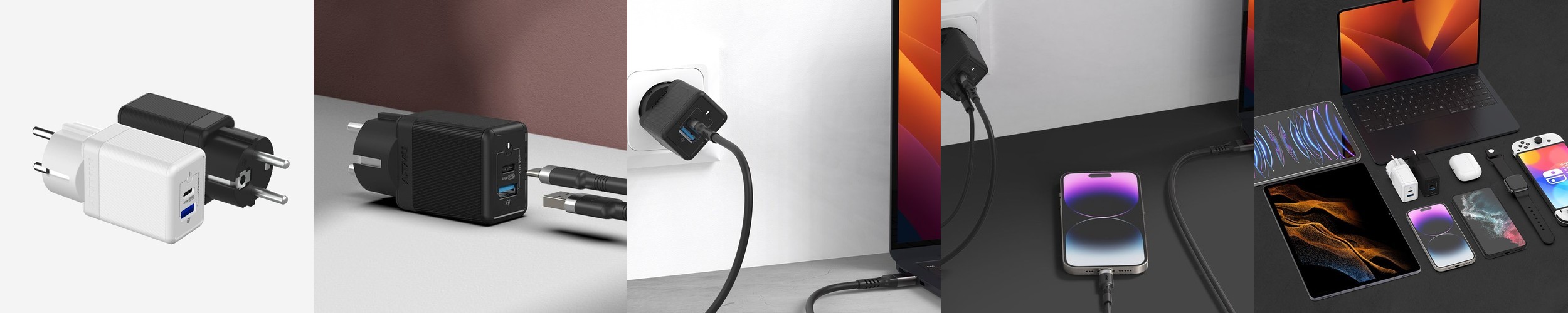 르메이어 초고속 무선충전기 스탠드 거치대 탁상용 20W 듀얼코일 오브제 그레이