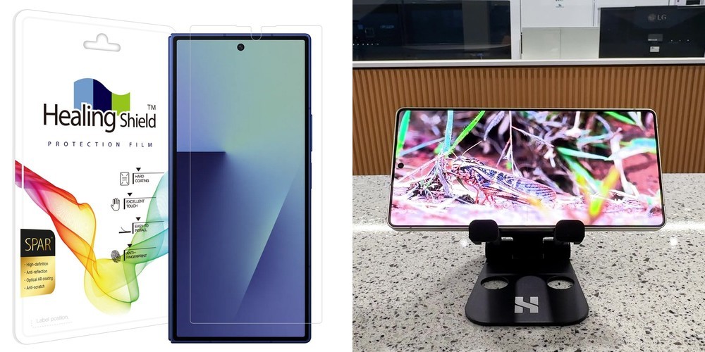 삼성 정품 클리어 그립 케이스 투명, 갤럭시Z 폴드7