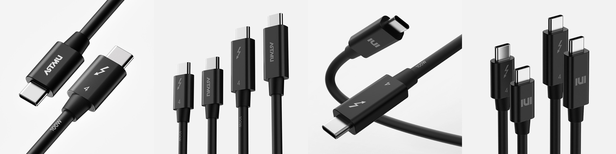 USB PD C to C 240W EPR GEN2 10Gbps 케이블 2m, 1개