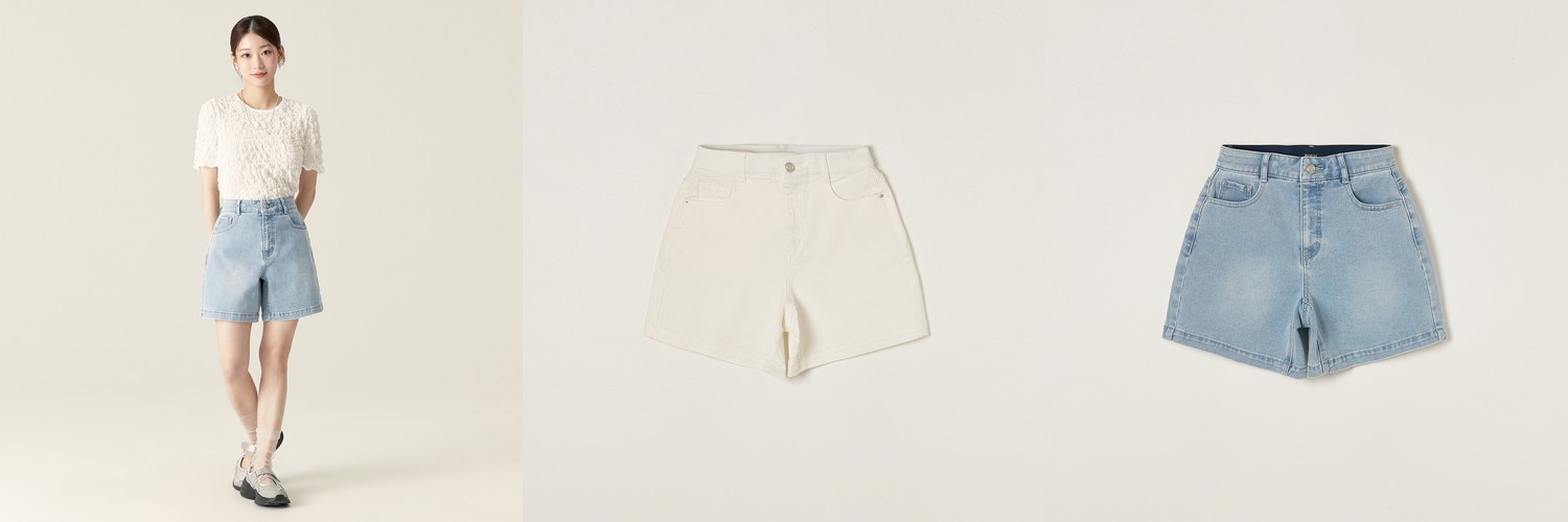 여성 봄가을 와이드핏 밴딩 슬랙스 사방스판 팬츠 국산