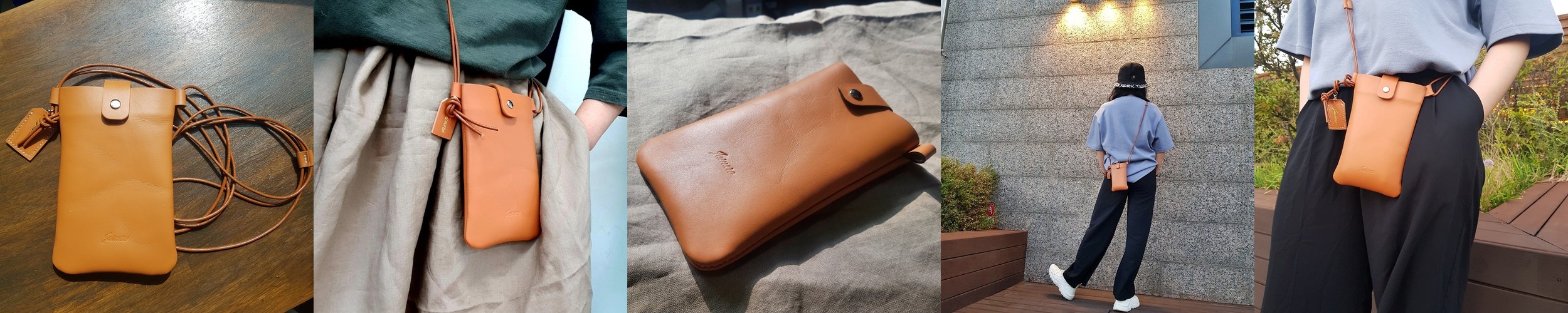 차롬 소가죽 초슬림장지갑 지폐지갑 20컬러