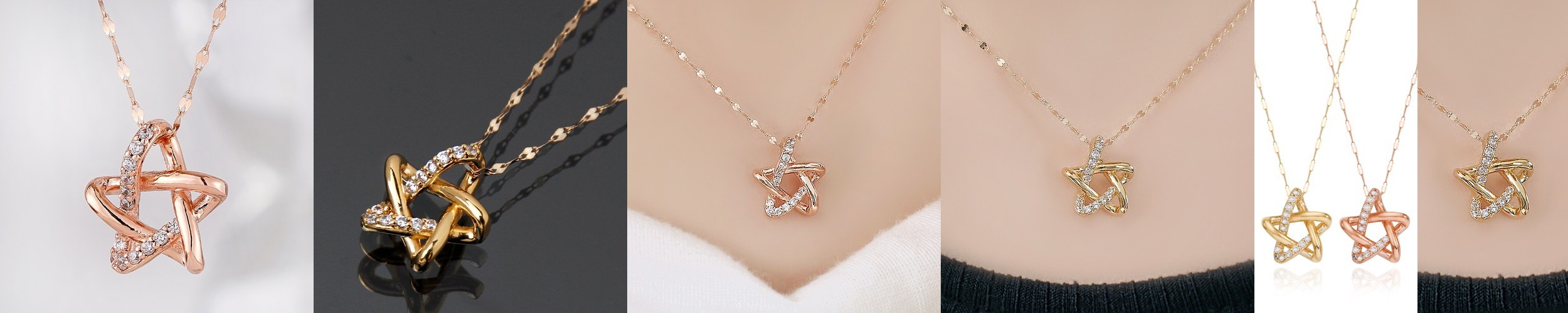 14k 루시플라워 금 목걸이 생일 선물 여자 목걸이