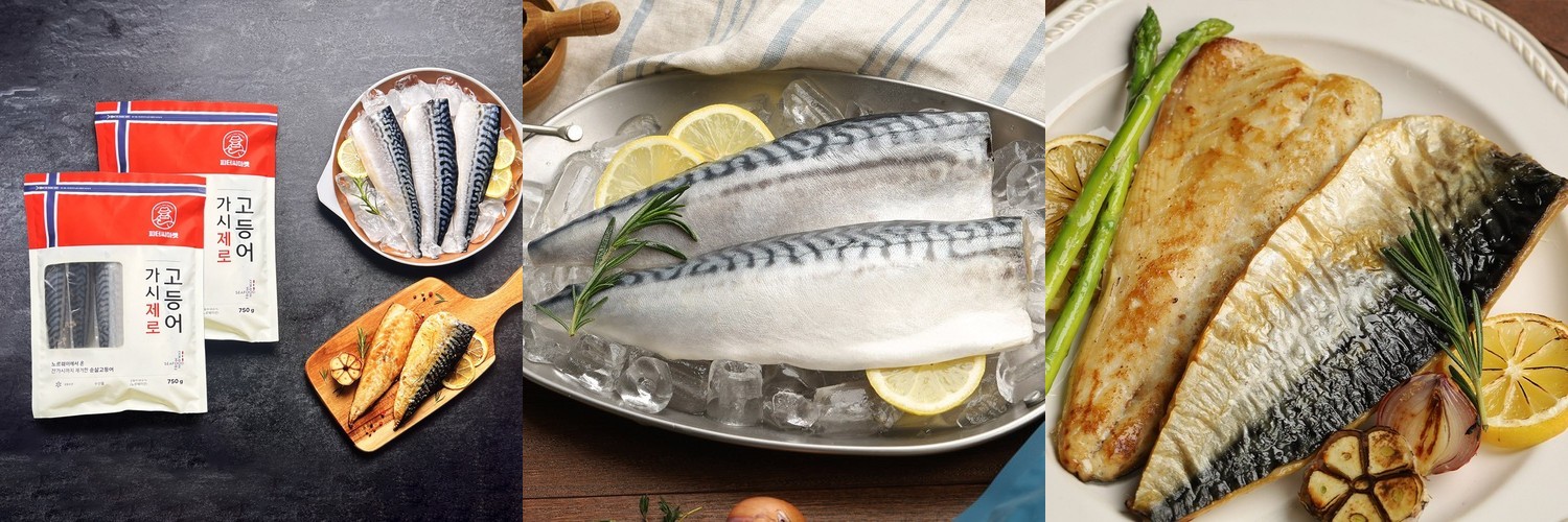 피터씨마켓 가시제로 노르웨이 순살고등어 일반 750g x 2팩