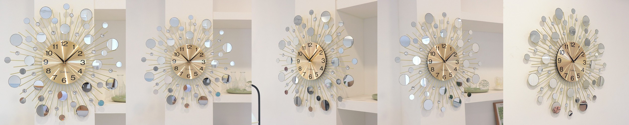 브라운 BC26W 무소음 벽시계 지름 23cm