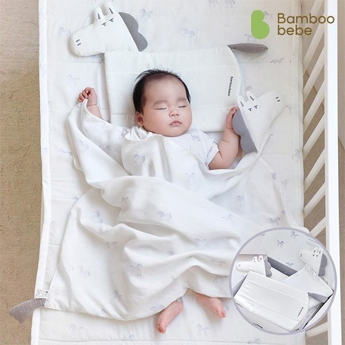 롤베이비 시원한 여름 아기원형러그 유아 쿨 태열 원형러그 분리형 충전재1개포함 바닐라