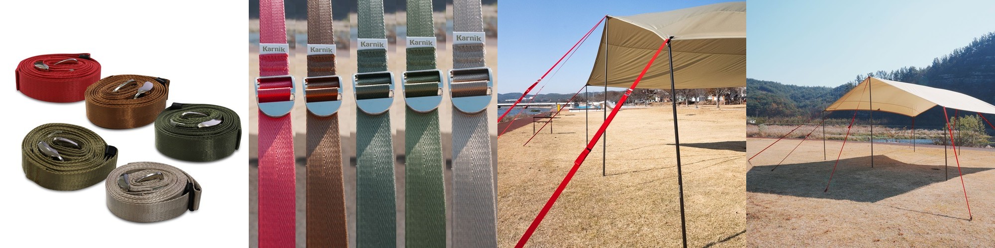 준토 타프연장 웨빙 스트랩 양쪽조절 연장웨빙 4m