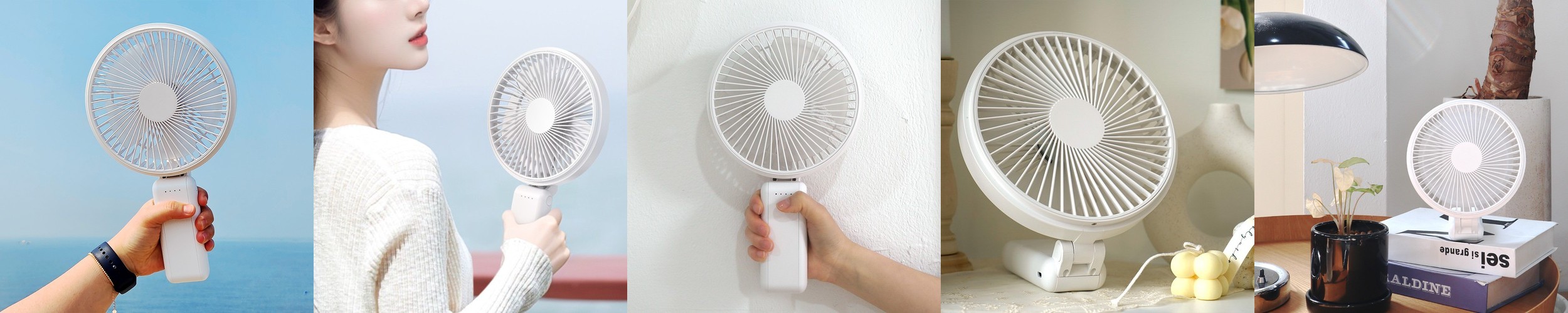 헤몬 에어폴드 빅팬 휴대용 무선 접이식 핸디 선풍기